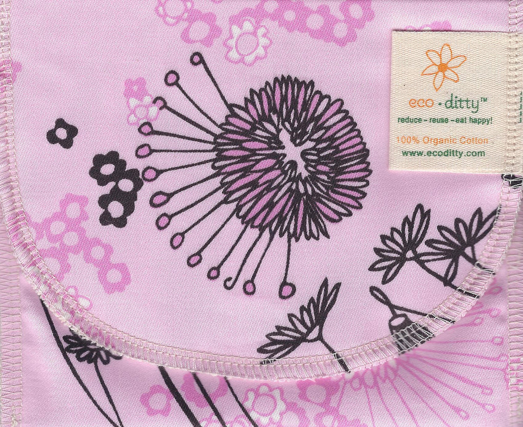 Reusable Snack Bag: Fields of Pink
